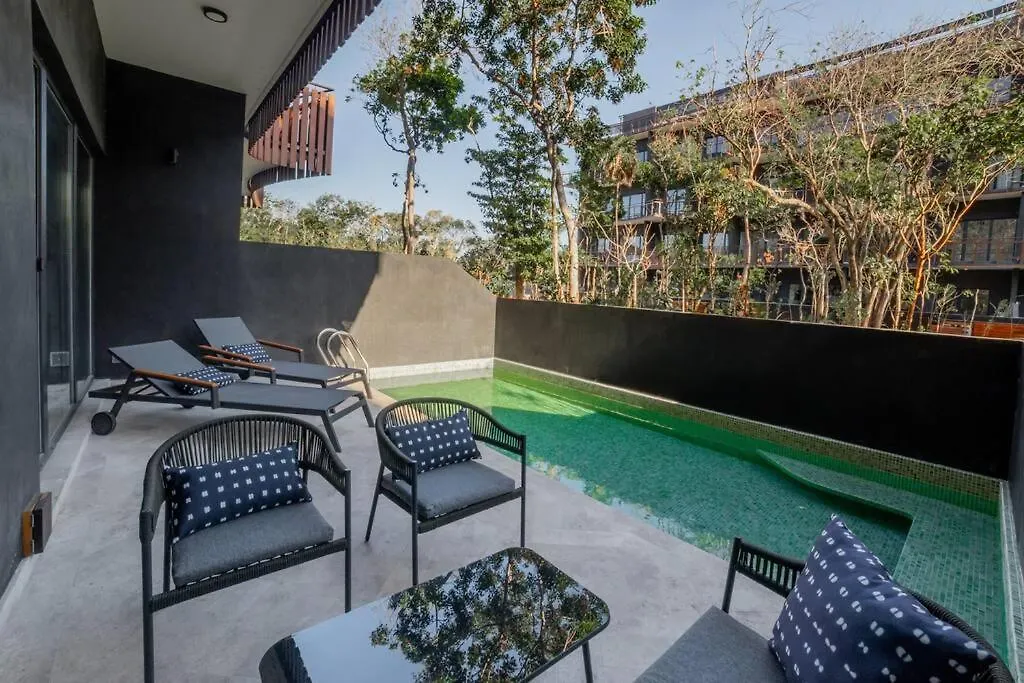 2Br Designer'S Pad Private Pool Closest To Beach Тулум 0*,  Мексика